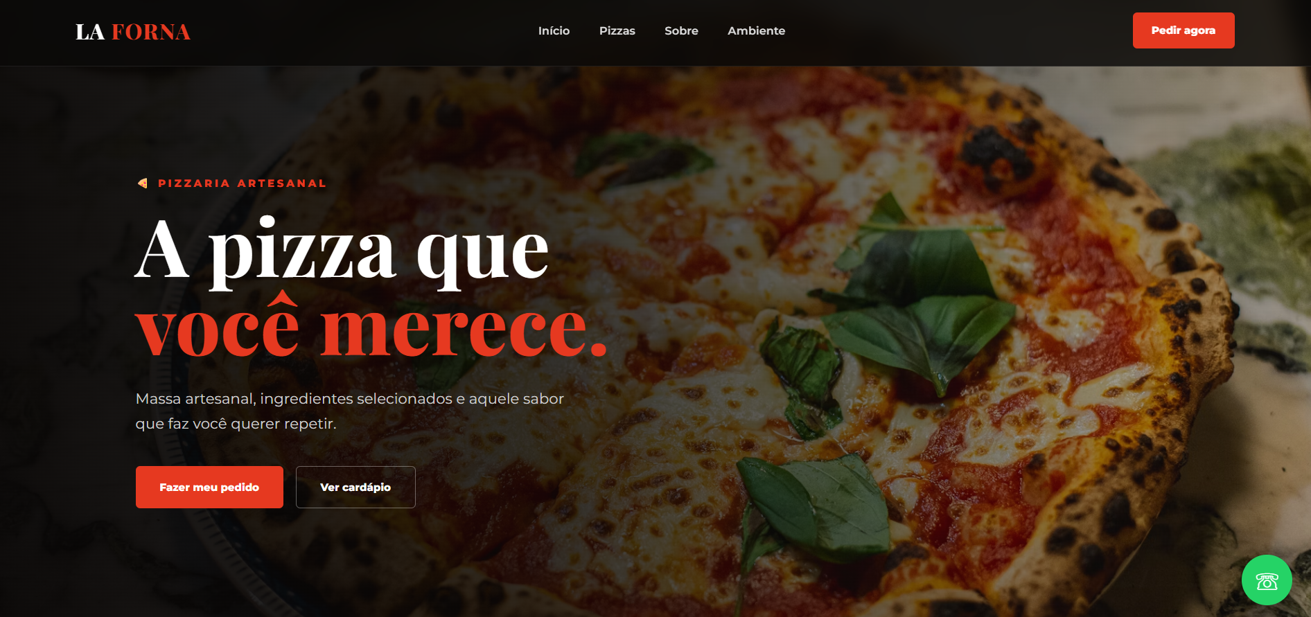 Landing page desenvolvida pela Impullse