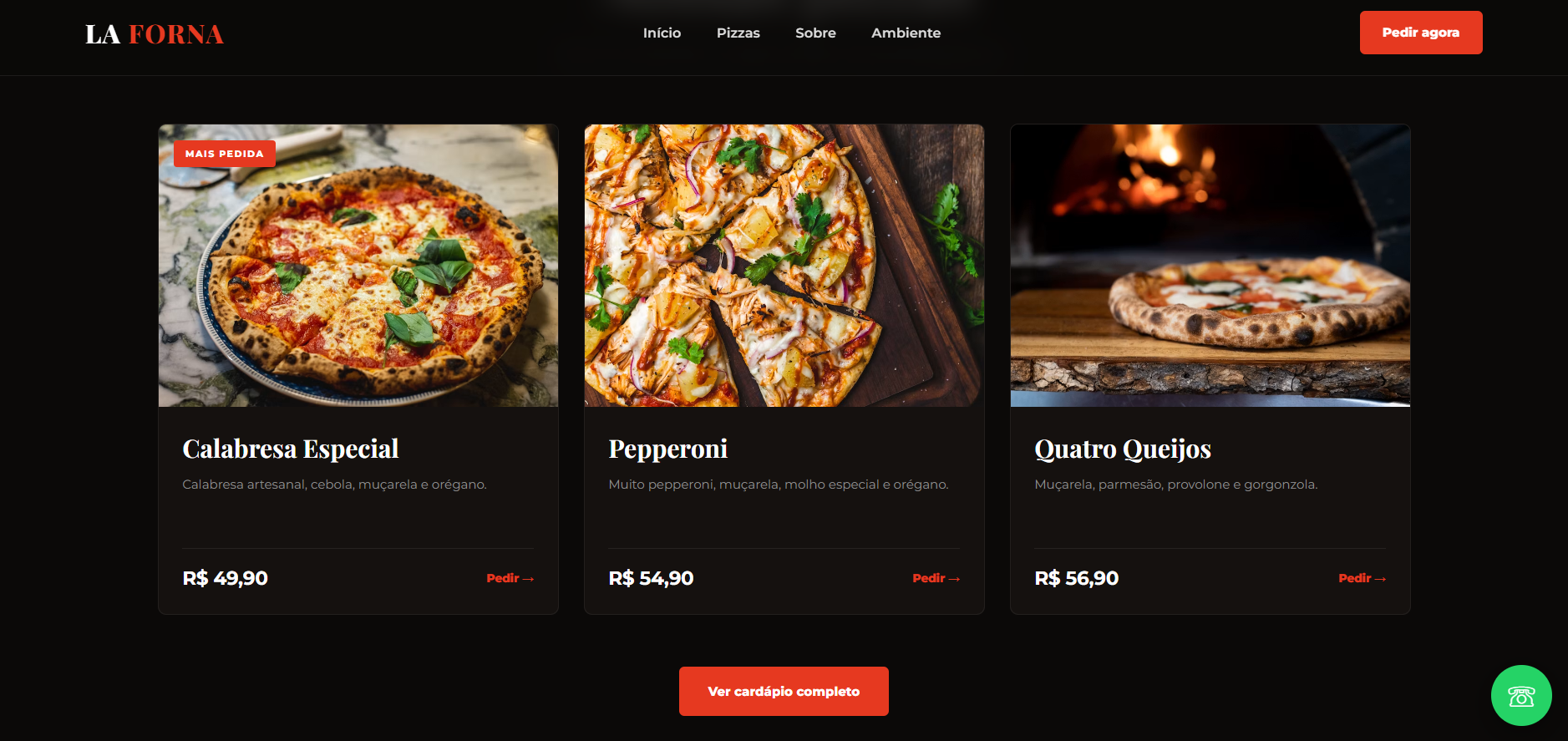 Landing page desenvolvida pela Impullse