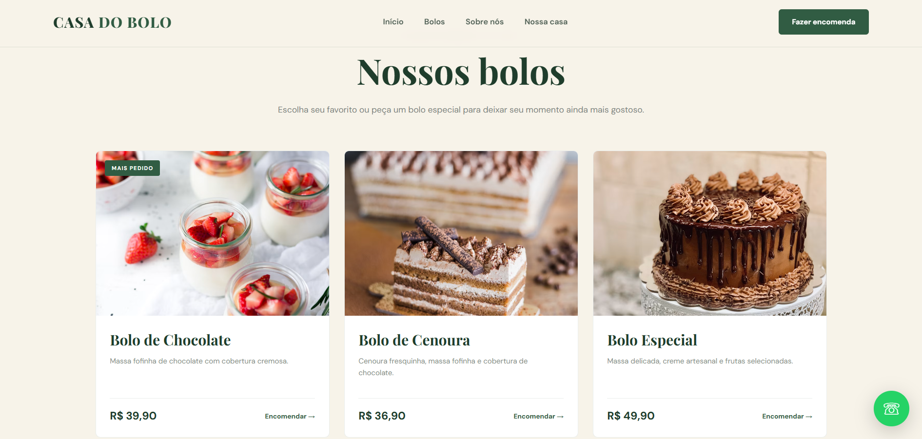Landing page desenvolvida pela Impullse