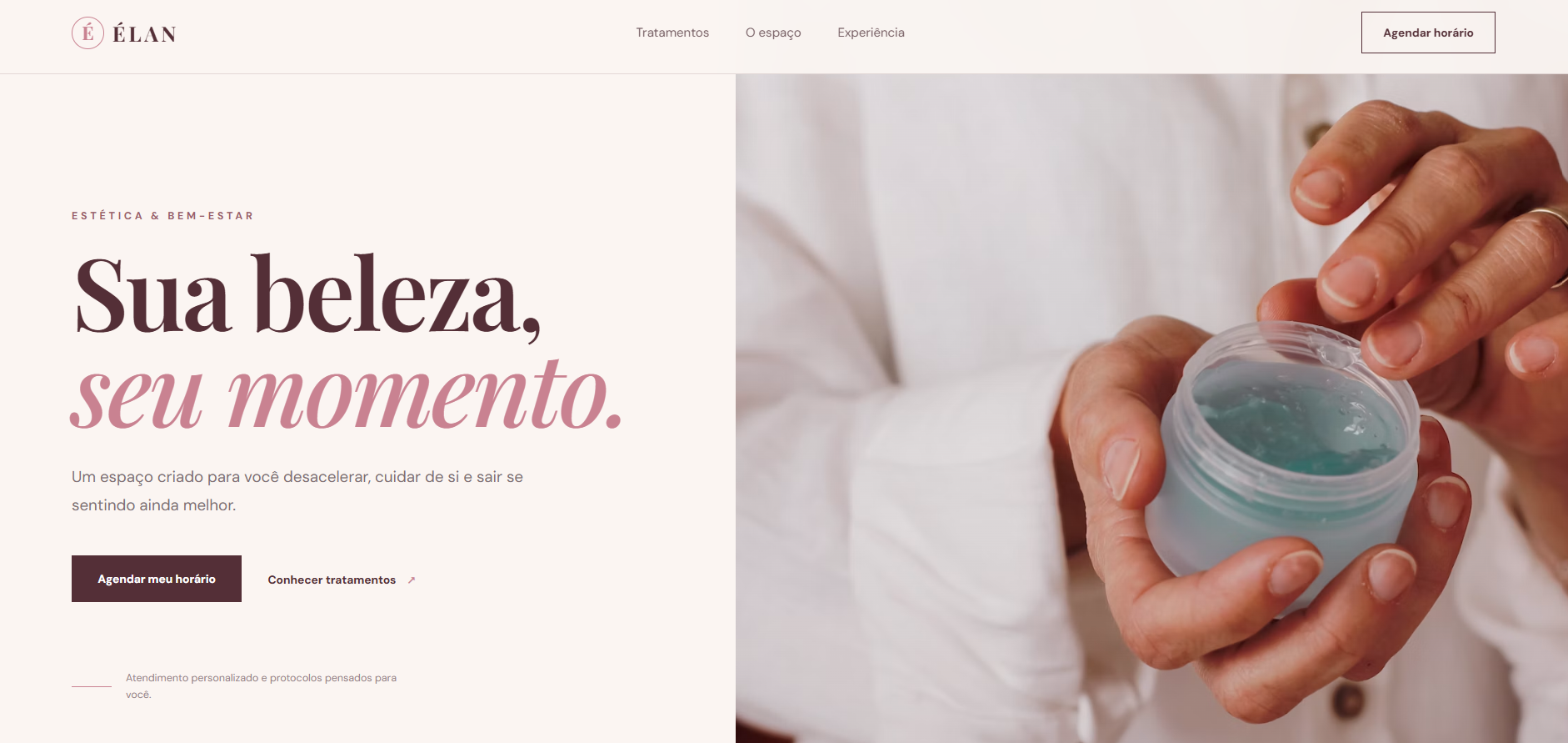 Landing page desenvolvida pela Impullse